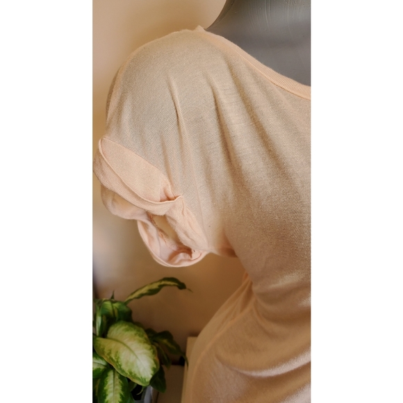 Signature Studio Soft Peach Casual Vneck XL - Picture 3 of 6